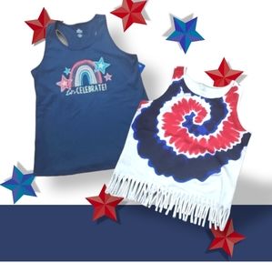 NWOT Girls Racerback Tank Top Size L 10-12